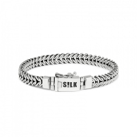 silk armband zilver 21